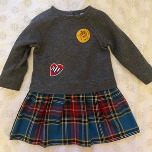 Girl’s Burberry wool dress. Size 2